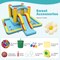 Inflatable Bounce House 7-in-1 Bouncy Castle with Slide and Tunnel with 480W Blower